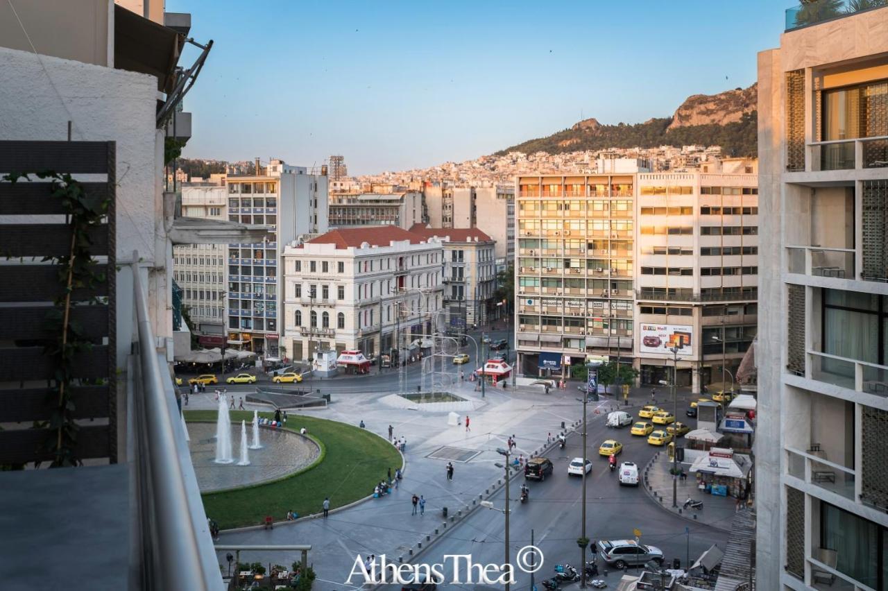 Athensthea Beta Luxury Penthouse Apt In Omonia المظهر الخارجي الصورة