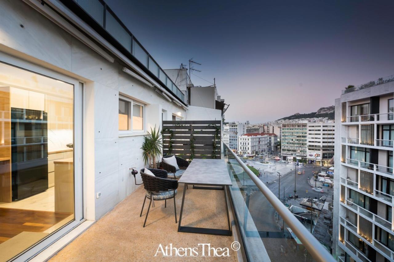 Athensthea Beta Luxury Penthouse Apt In Omonia المظهر الخارجي الصورة